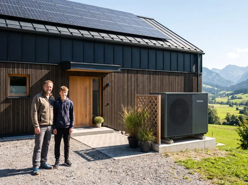 Photovoltaik & Wärmepumpe bei Familie Wagner in Immenstadt